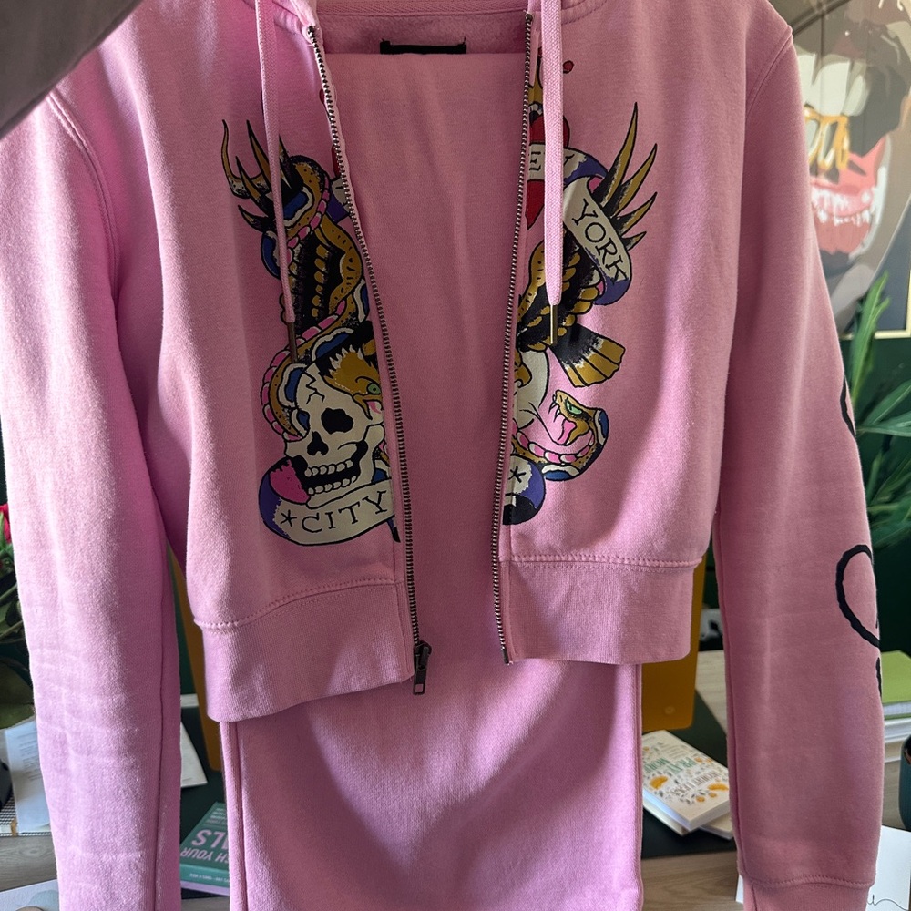 Ed Hardy Pink Set